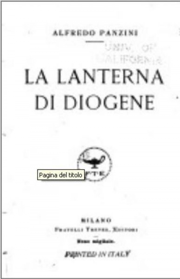 La lanterna di Diogene